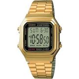 Casio Gold Retro Dijital Erkek Kol Saati - Altın