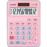 Casio Hesap Makinesi Masa Üstü 12 Hane Açık Pembe + Açık Mavi Hesap Makinesı