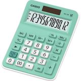 Casio Hesap Makinesi Masa Ustu 12 Haneli Acik Yesil Hesap Makinasi