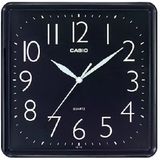 CASIO IQ-06-1DF SİYAH 24CM KARE DUVAR SAATİ