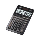 Casio JS-20B Profesyonel 12 Haneli Masa Üstü Hesap Makinesi Siyah - Gri Renkli Ekran