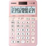 Casio JS-40B-PK Pembe Profesyonel 14 Hane Masa Üstü Hesap Makinesi (Kdo)