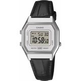 Casio La680wel-1Df Retro Quartz Siyah Deri Kordon Gri Kadran 29 Mm Kadın Kol Saati