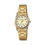 Casio LTP-V001G-9BUDF Kol Saati, Standart, Analog, Altın Sarısı, Kadın