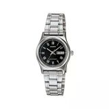 Casio LTP-V006D-1BUDF Quartz Çelik Gri Siyah Kadran Kadın Kol Saati
