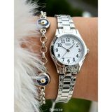 Casio Marka Lüx Full Çelik, Gümüş Renk ,Bayan Kol Saati + Bileklik Hediyeli