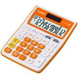 Casio MJ-12VC-RG Turuncu Masaüstü Hesap Makinesi 12 Haneli İşlem Kontrollü Özellik