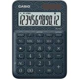 Casio MS-20UC-JBU 12 Haneli Lacivert Desenli Masa Üstü Hesap Makinesi LCD Ekran Özellikli