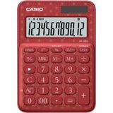 Casio MS-20UC-JRD 12 Haneli Kırmızı Desenli LCD Ekranlı Masa Üstü Hesap Makinesi