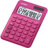 Casio MS-20UC-RD 12 Hane Koyu Pembe Masa Üstü Hesap Makinesi (Kdo)