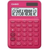 Casio MS-20UC-RD Koyu Pembe Masa Tipi 12 Haneli Hesap Makinesi