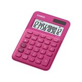 CASIO MS-20UC-RD Koyu Pembe Renkli Masa Tipi Hesap Makinesi 12 Haneli Ekstra Geniş Ekran