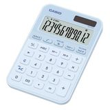 Casio MS-20YC-LB 12 Hane Açık Mavi Masa Üstü Hesap Makinesi (Kdo)