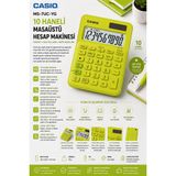 Casio MS-7UC-YG 10 Haneli Çim Yeşili Masaüstü Hesap Makinesi