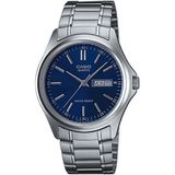 Casio MTP-1239D-2ADF Suya Dayanıklı Erkek Kol Saati Çelik Kordon ve Lacivert Kadran ile Şık