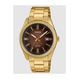 Casio MTP-1302PGC-5AVEF Erkek Gold Metal Kordon Kahverengi Kadran Kol Saati 2 Yıl Ersa Saat Garantili