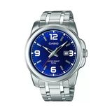 Casio Mtp-1314D-2Avdf Quartz Çelik Gri Lacivert Kadran 45 Mm Erkek Kol Saati