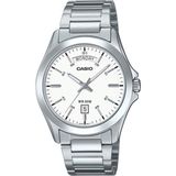 Casio MTP-1370D-7A3VDF Erkek Kol Saati Çelik Kordon 5 ATM Suya Dayanıklı Beyaz Kadran - Standart