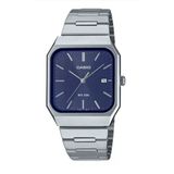 Casio Mtp-B185d-2A1vdf Quartz Çelik Gri Lacivert Kadran 33 Mm Erkek Kol Saati