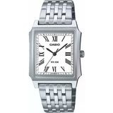 Casio Mtp-B190d-7Bvdf Quartz Çelik Gri Beyaz Kadran 32 Mm Erkek Kol Saati