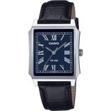 Casio MTP-B190L-2BVDF Standart Erkek Kol Saati Çelik Kasa Siyah Deri Kordon 5 ATM Suya Dayanıklı