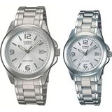 Casio Mtp-Ltp- 1215A-7ADF Çift Kol Saati (Kadın-Erkek) - Renkli