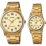 Casio MTP-LTP-V001G-9BUDF Çift Kol Saati (Kadın-Erkek) - Renkli