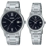 Casio Mtp-Ltp- V002D-1B3UDF Çift Kol Saati (Kadın-Erkek) - Renkli