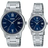 Casio MTP-LTP-V002D-2B3UDF Çift Kol Saati (Kadın-Erkek) - Renkli