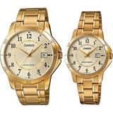 Casio Mtp-Ltp- V004G-9BUDF Çift Kol Saati (Kadın-Erkek) - Renkli