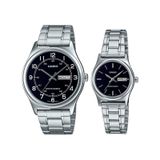 Casio Mtp-ltp-v006d-1b2udf Çift Kol Saati Kadın-erkek Metalik