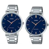 Casio MTP-LTP- VT01D-2BUDF Çift Kol Saati (Kadın-Erkek)