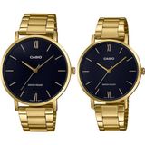 Casio MTP-LTP-VT01G-1BUDF Çift Kol Saati (Kadın-Erkek) - Renkli
