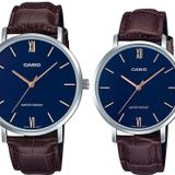 Casio MTP-LTP- VT01L-2BUDF Çift Kol Saati (Kadın-Erkek)