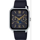 Casio MTP-M305l-1A2VDF Quartz Deri Siyah Sun Moon Erkek Kol Saati