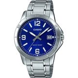 Casio MTP-V004D-2BUDF Gümüş Renkli Kol Saati 41 mm Su Geçirmez Özellikli Erkek Saat