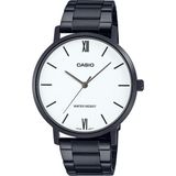 Casio MTP-VT01B-7BUDF Standart Erkek Kol Saati 10 ATM Suya Dayanıklı Çelik Kasa ve Siyah Kordon