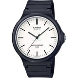 Casio Mw-240-7Evdf Quartz Silikon Siyah Beyaz Kadran 44 Mm Erkek Kol Saati