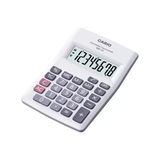 Casio MW-5V-WE Mini Masaüstü Hesap Makinesi Beyaz Renkli 8 Haneli Ekran Özelliği ile
