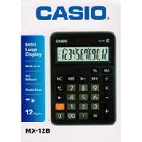 Casio MX-12 B Siyah 12 Hane Renk Hesap Makinası