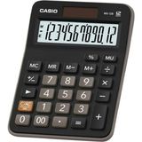 Casio MX-12B-BK-W-DC Casio Ekononik Hesap Makinesi, Siyah - Renkli