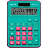 Casio MX-12B-GNRD Yeşil+Pembe 12 Hane Masa Üstü Hesap Makinesi (Kdo)