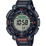 Casıo Pro Trek Prg-340-1Dr Silikon Kordon Pilsiz Solar Barometre-Pusula-Termometreli Erkek Kol Saati