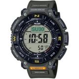 Casio Protrek Prg-340-3Dr Erkek Kol Saati Dijital 10 ATM Suya Dayanıklı Silikon Kasa ve Kordon - Renkli