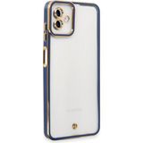 Casio Samsung Galaxy A04 Kılıf Liva Lens Silikon - Mavi - Renkli