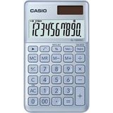Casio SL-1000Sc-Bu 10 Hane Mavi Hesap Makinesi Cep Tipi Ekran ile Kullanım Kolaylığı - Yok