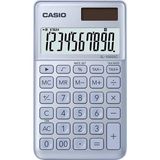 Casio SL-1000SC-BU 10 Hane Renkli Hesap Makinesi LCD Ekranlı Ergonomik Model