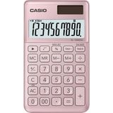 Casio SL-1000SC-PK Cep Tipi 10 Hane Pembe Hesap Makinesi (Kdo)