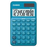 Casio SL-310UC-BU-N-DC 10 Haneli Mavi Cep Tipi Hesap Makinesi Taşınabilir Özellikli LCD Ekran