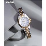 Casio Tasarım Kadın Kol Saati Çelik Kasa Su Geçirmez 3 ATM Çok Renkli Kordon ile Şık Tasarım